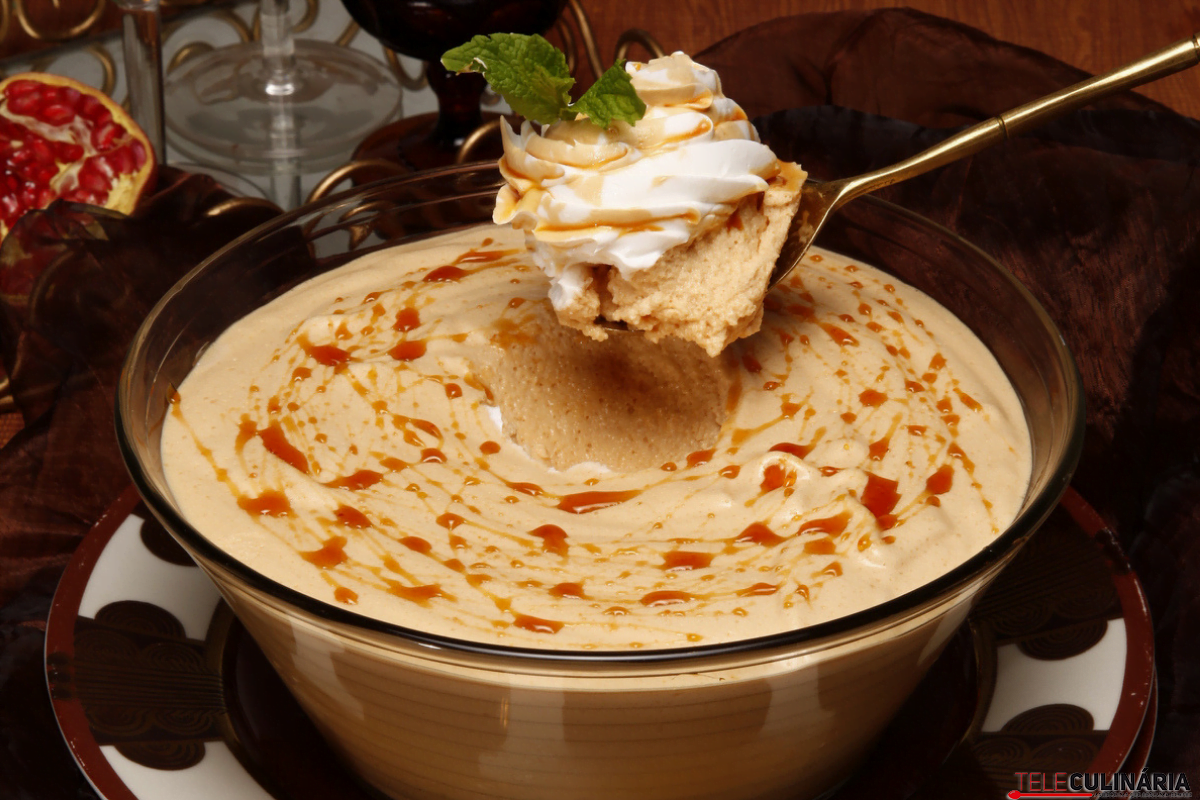 Receita de mousse de caramelo fácil