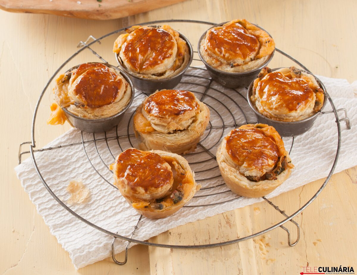 Receita de empadas de marisco