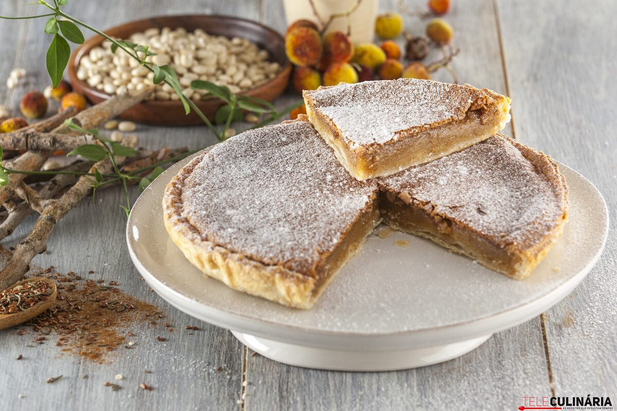 Receita de tarte de feijão