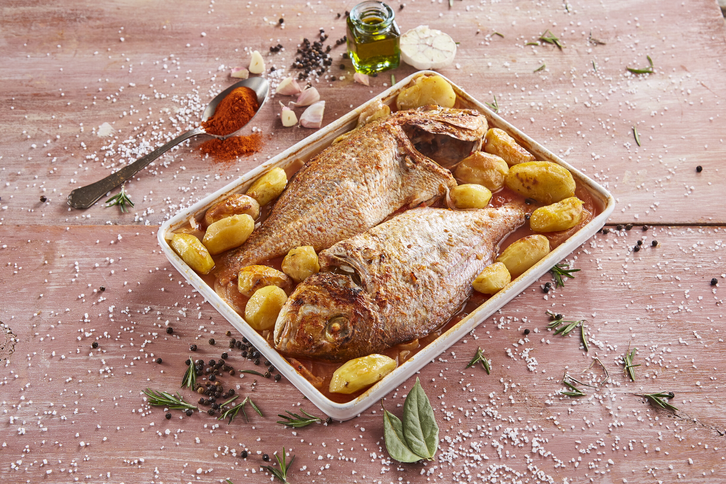 Receita de pargo assado no forno