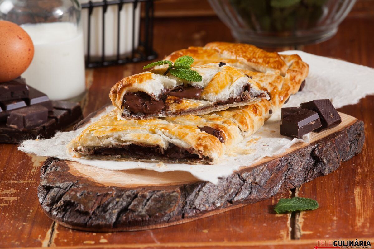 Trança de chocolate (robot de cozinha)