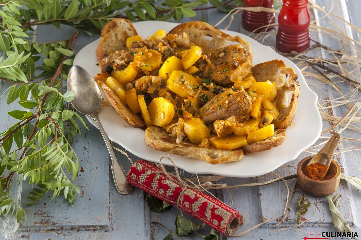 Ensopado de cabrito (robot de cozinha)