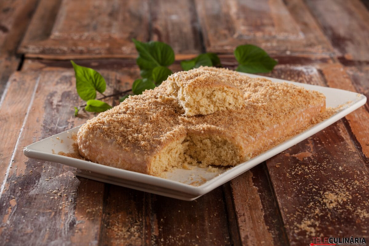 Receita de Bolo de coco