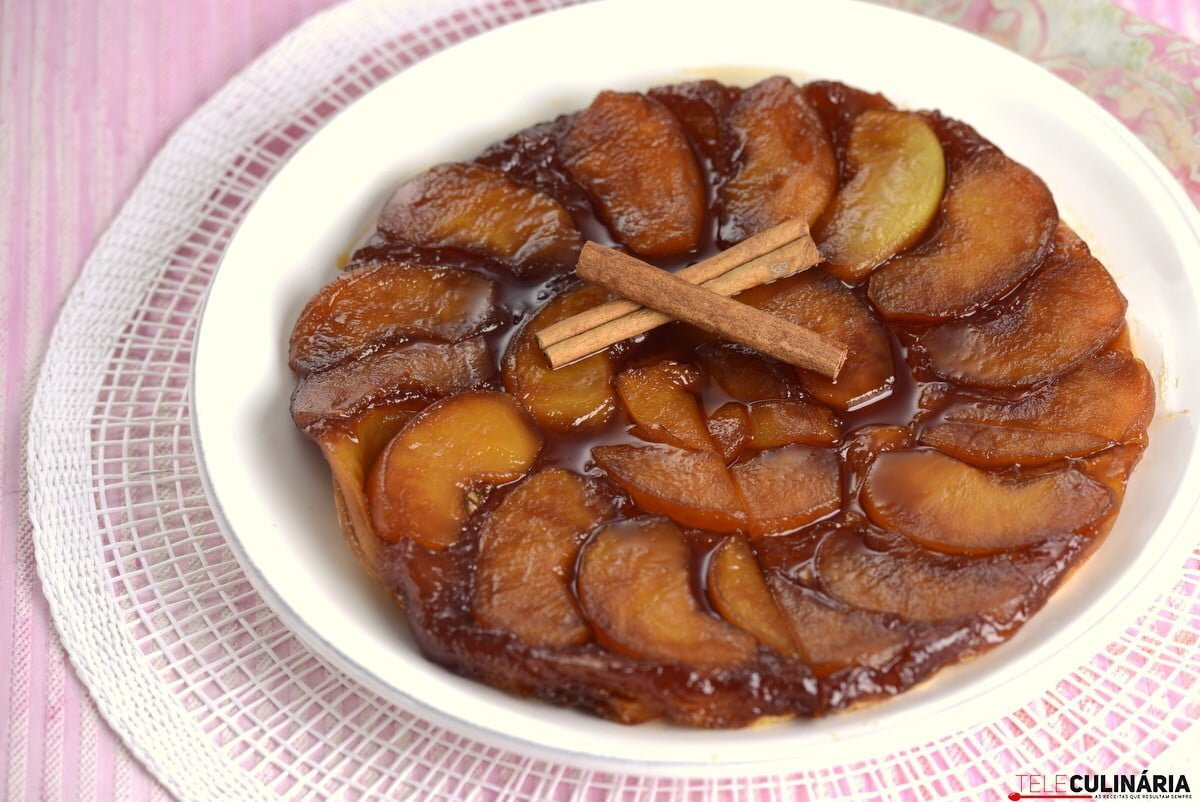 Tarte de maçã invertida
