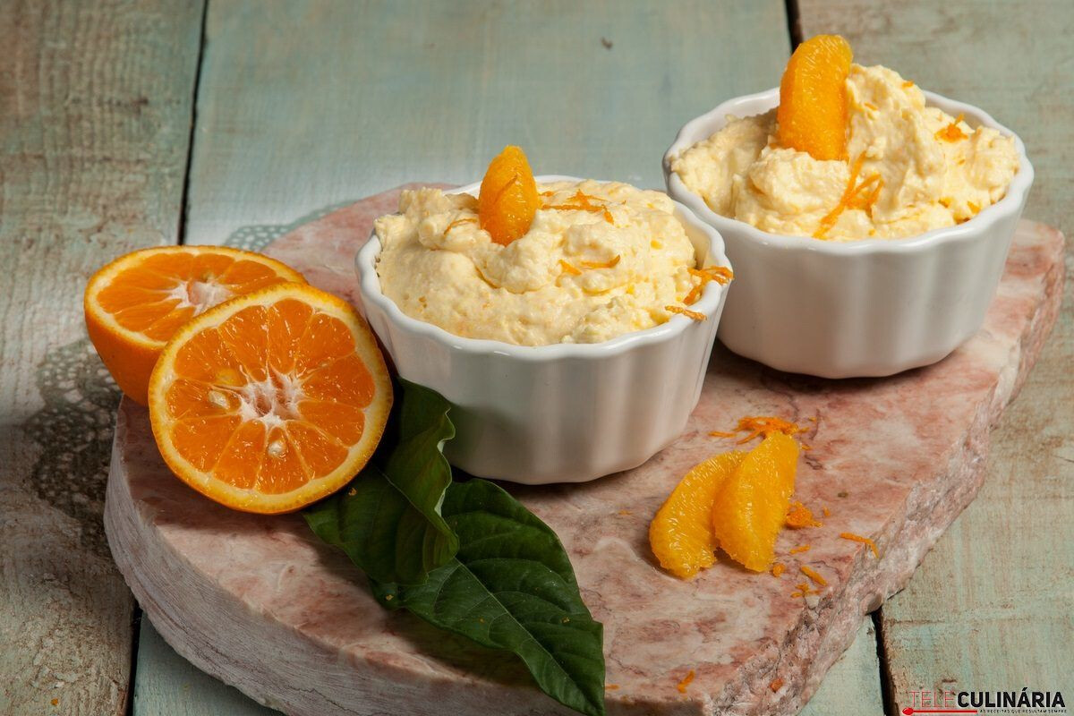 Receita de mousse de laranja fácil