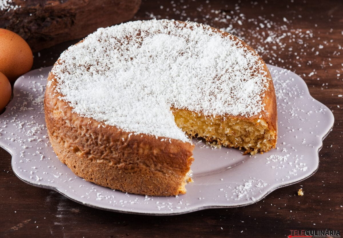 Bolo de leite condensado sem farinha