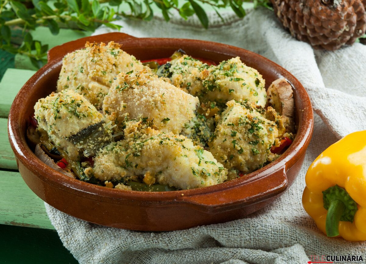 Bacalhau assado no forno