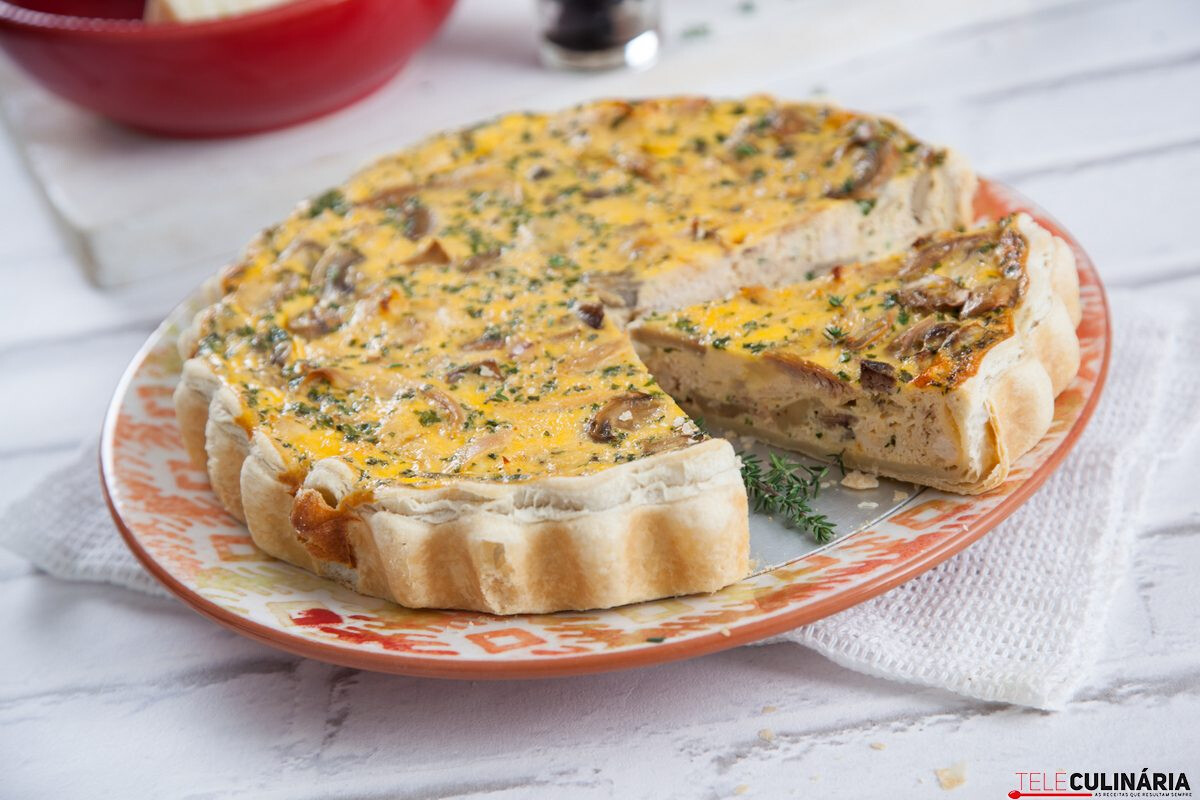 Receita de quiche de frango