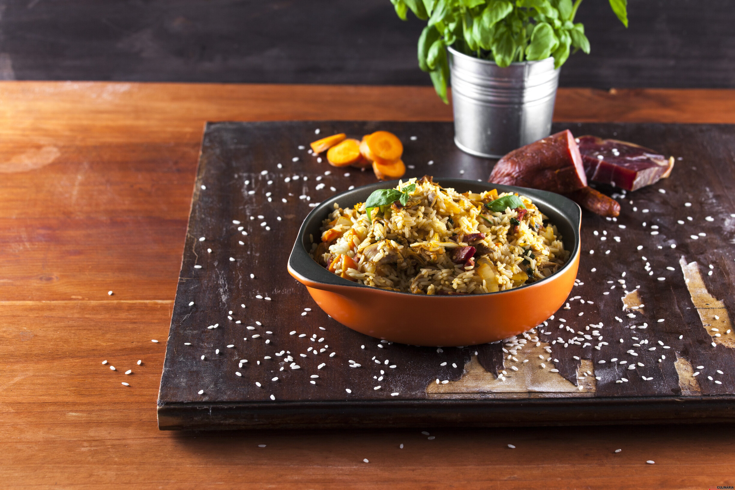 Receita de arroz de frango