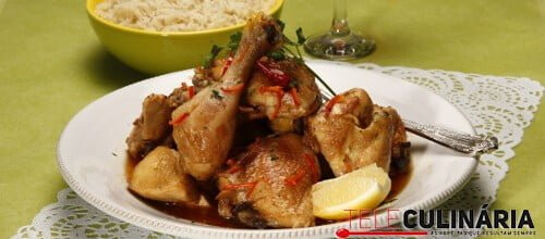 Frango com molho picante