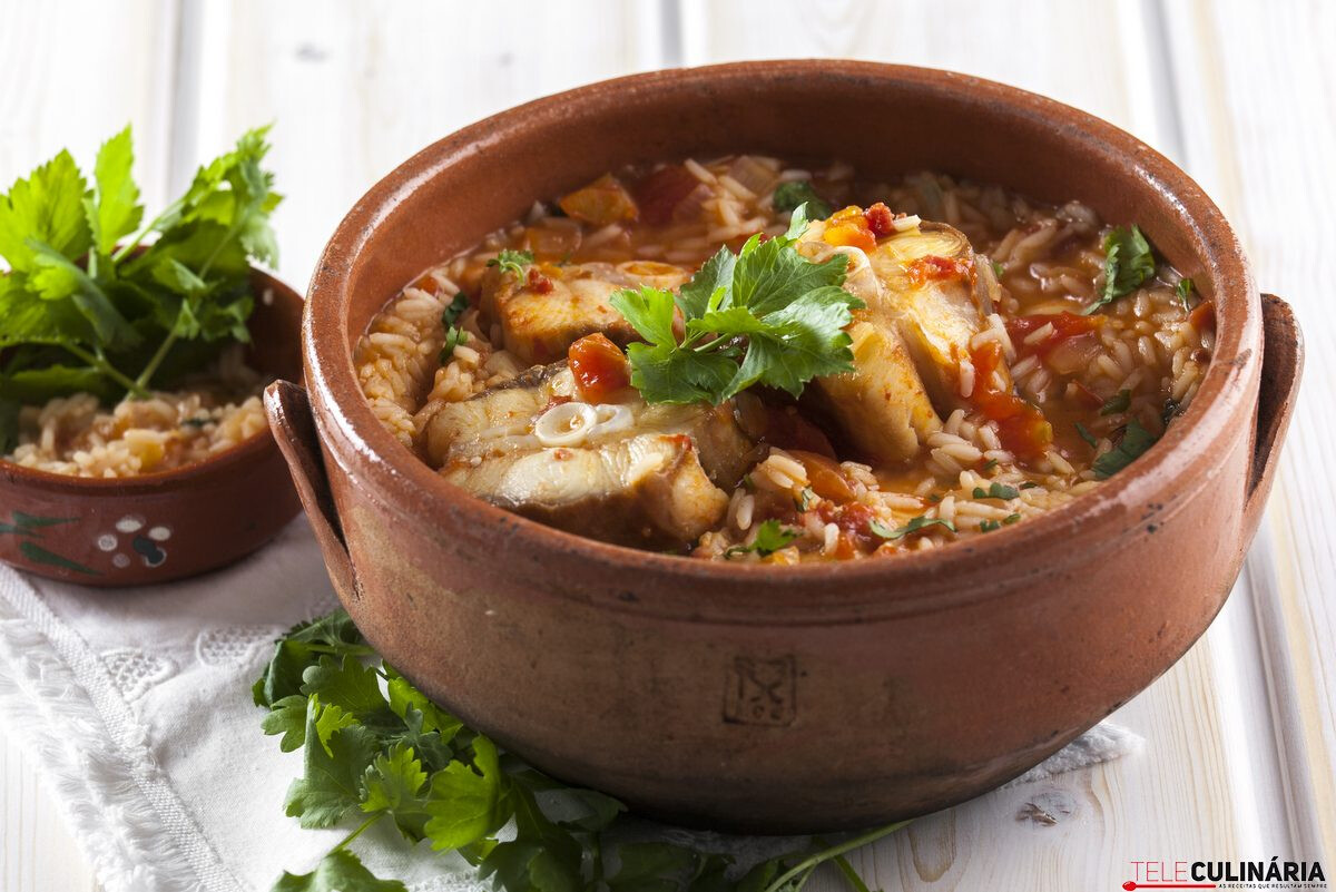 Receita de arroz de tamboril