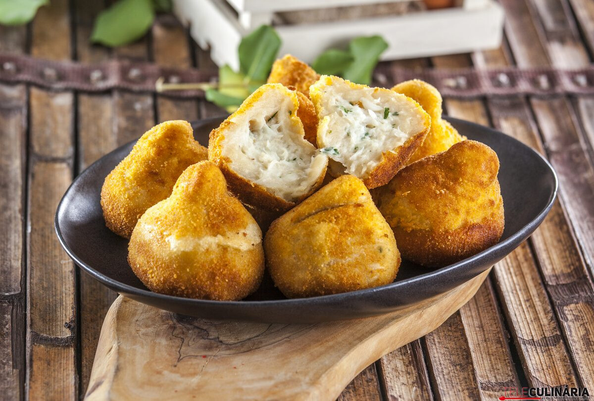 Coxinhas de bacalhau