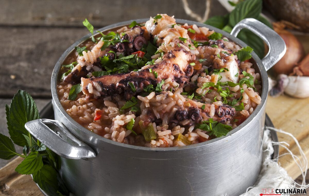 Arroz de polvo - receita tradicional