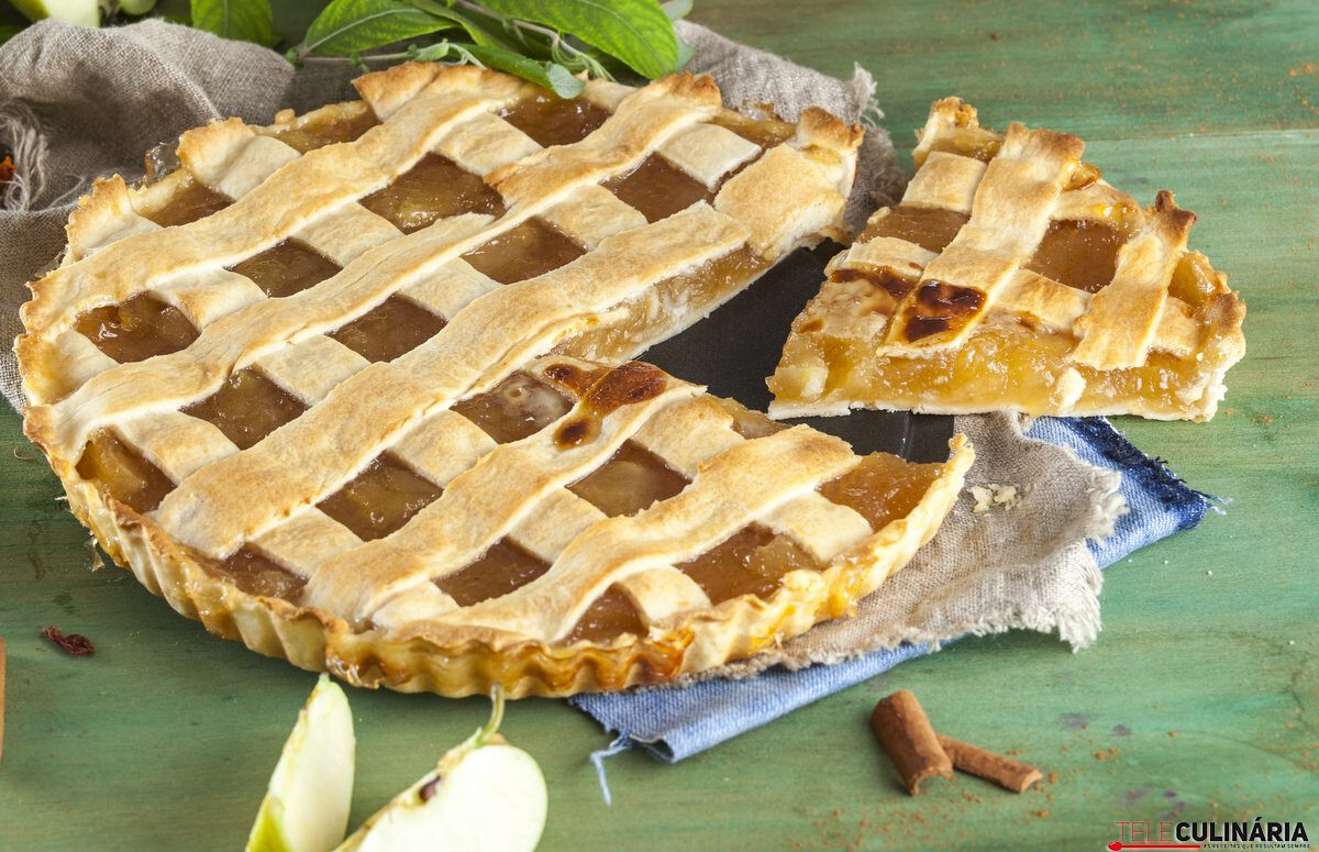 Tarte de maçã coberta