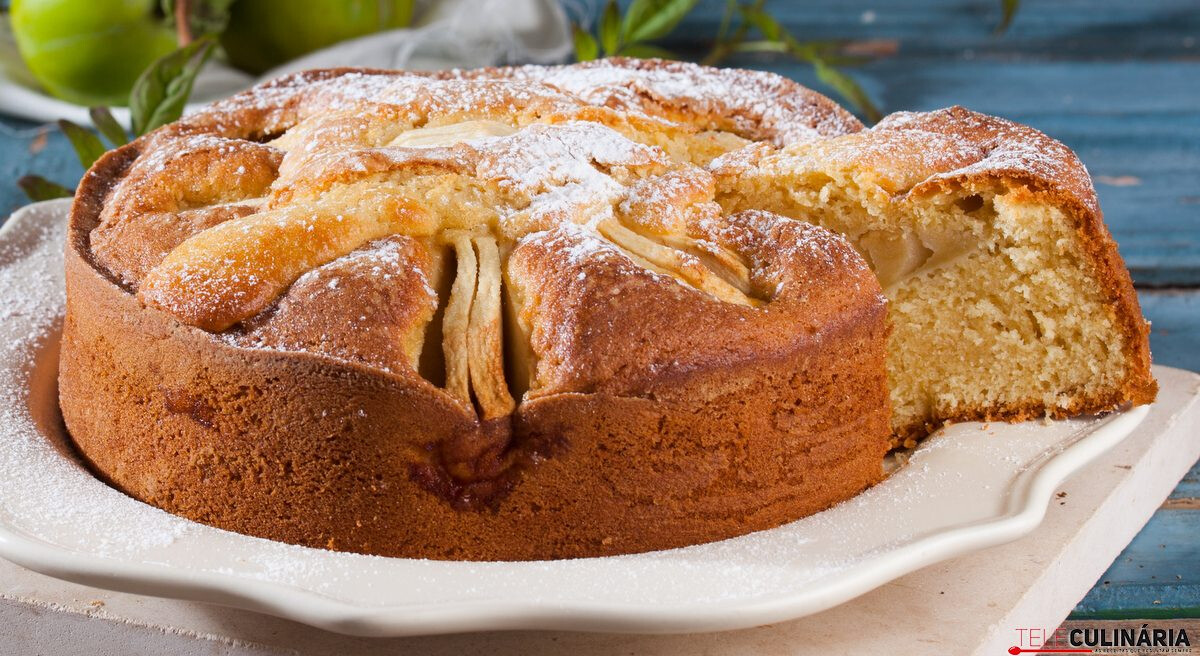 Receita de bolo de maçã