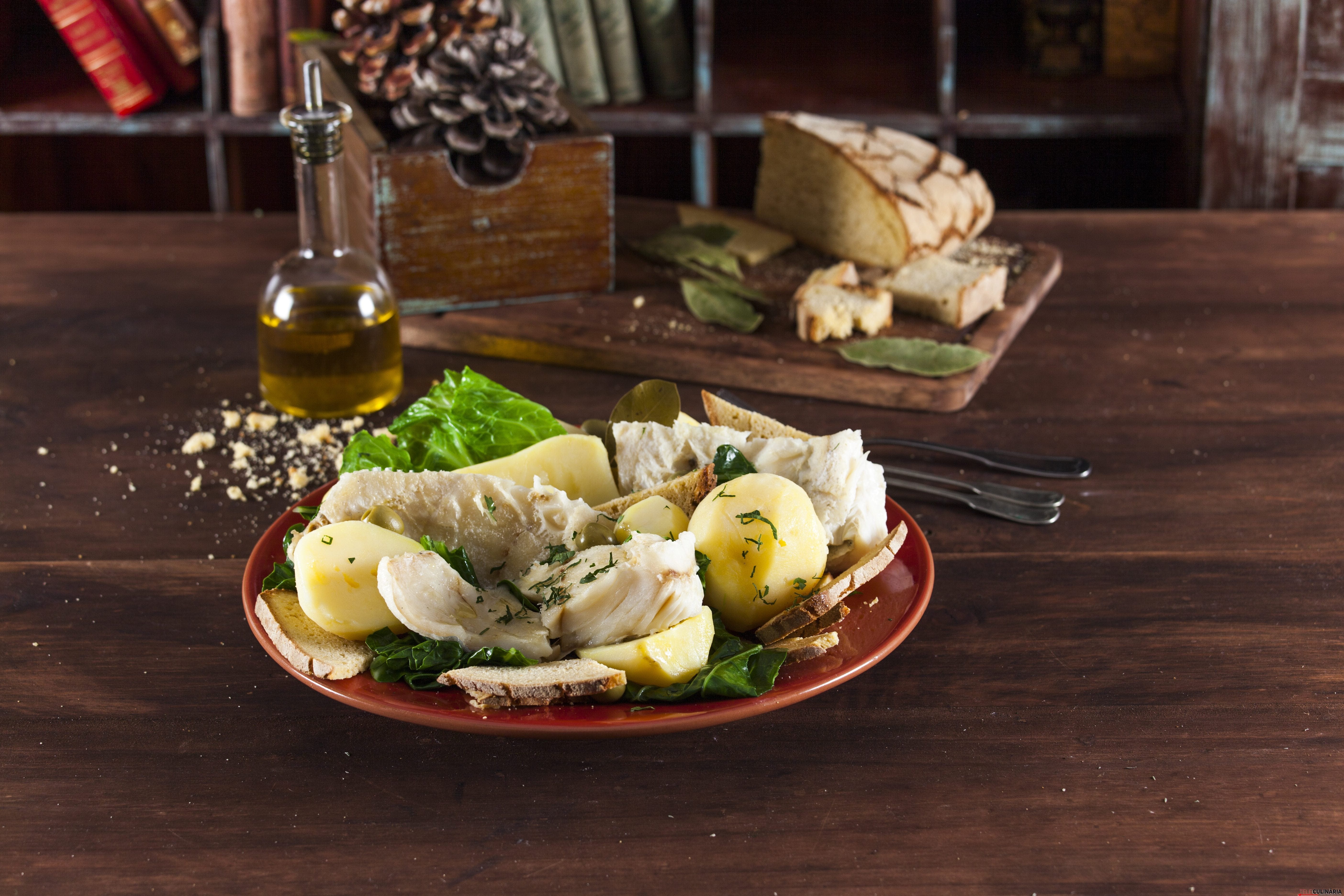 Bacalhau cozido especial de Natal