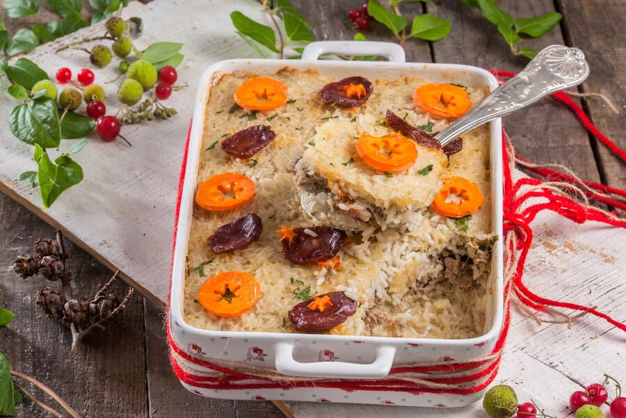 Arroz de pato Natalício