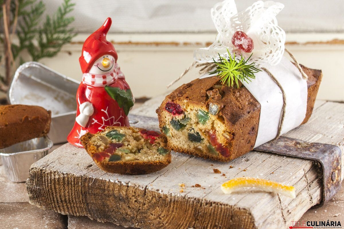 Bolo de Natal (robot de cozinha)