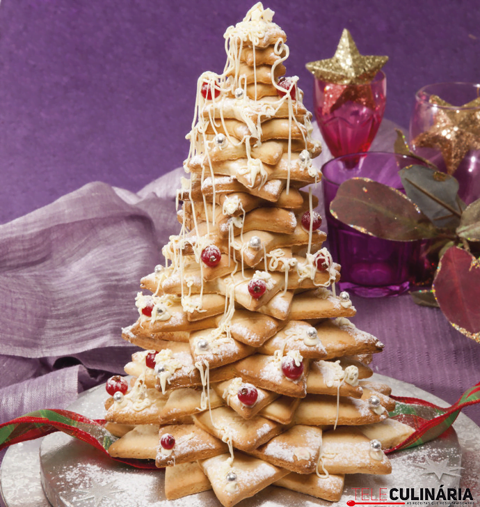 Árvore biscoitos de Natal