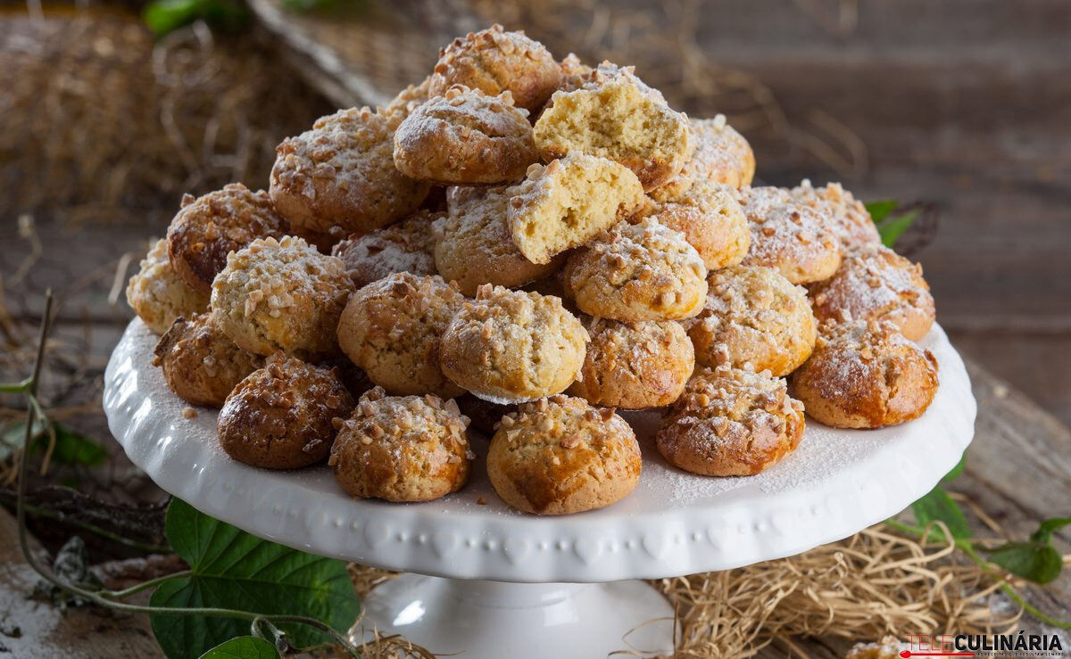 Receita de Bolinhos de amêndoa