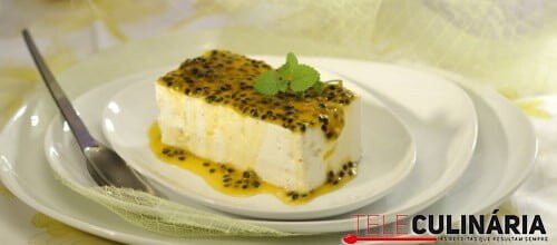 Semifrio de maracujá