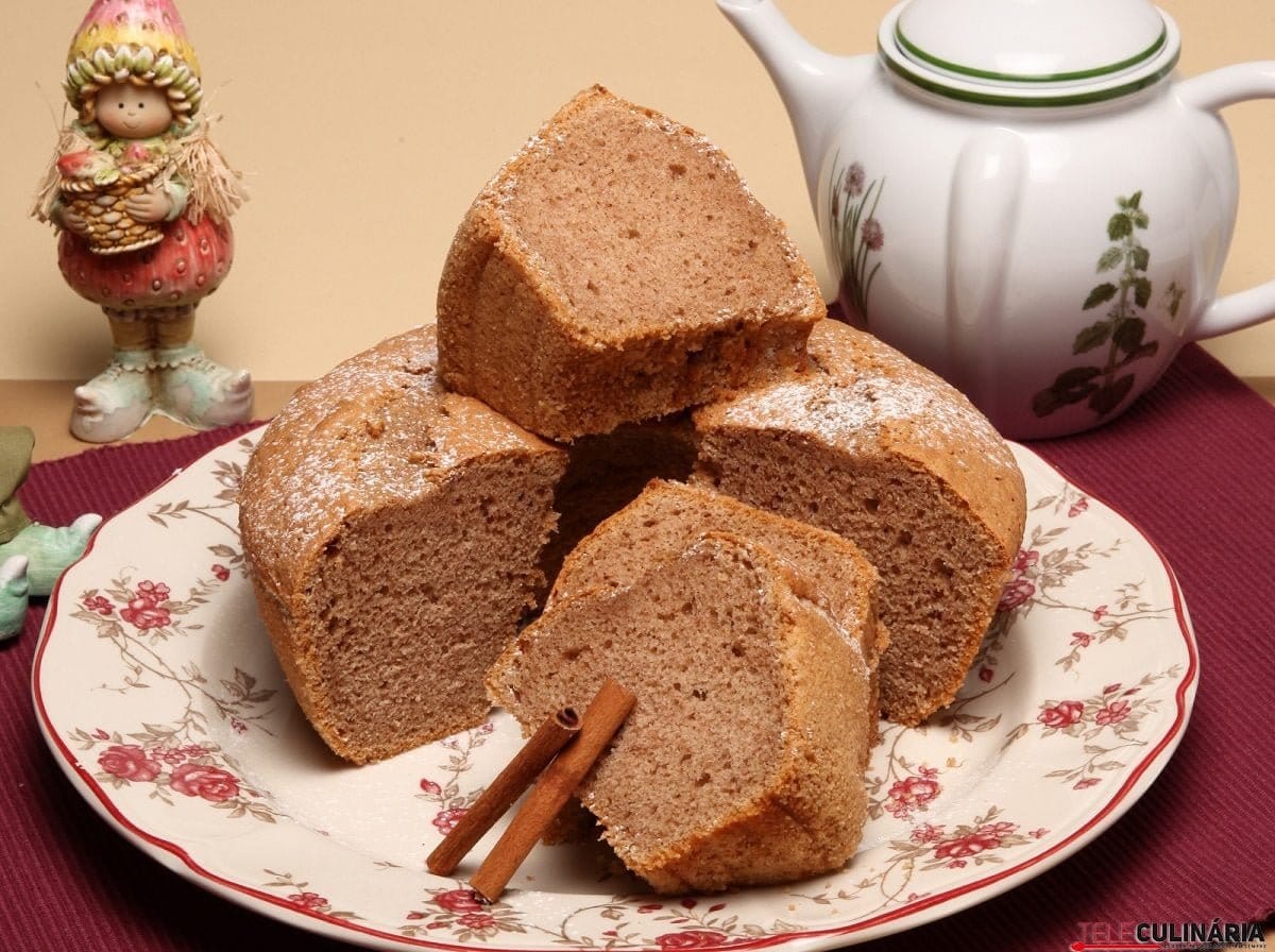 Receita de Bolo de canela