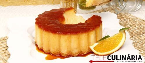 Pudim de ovos com caramelo