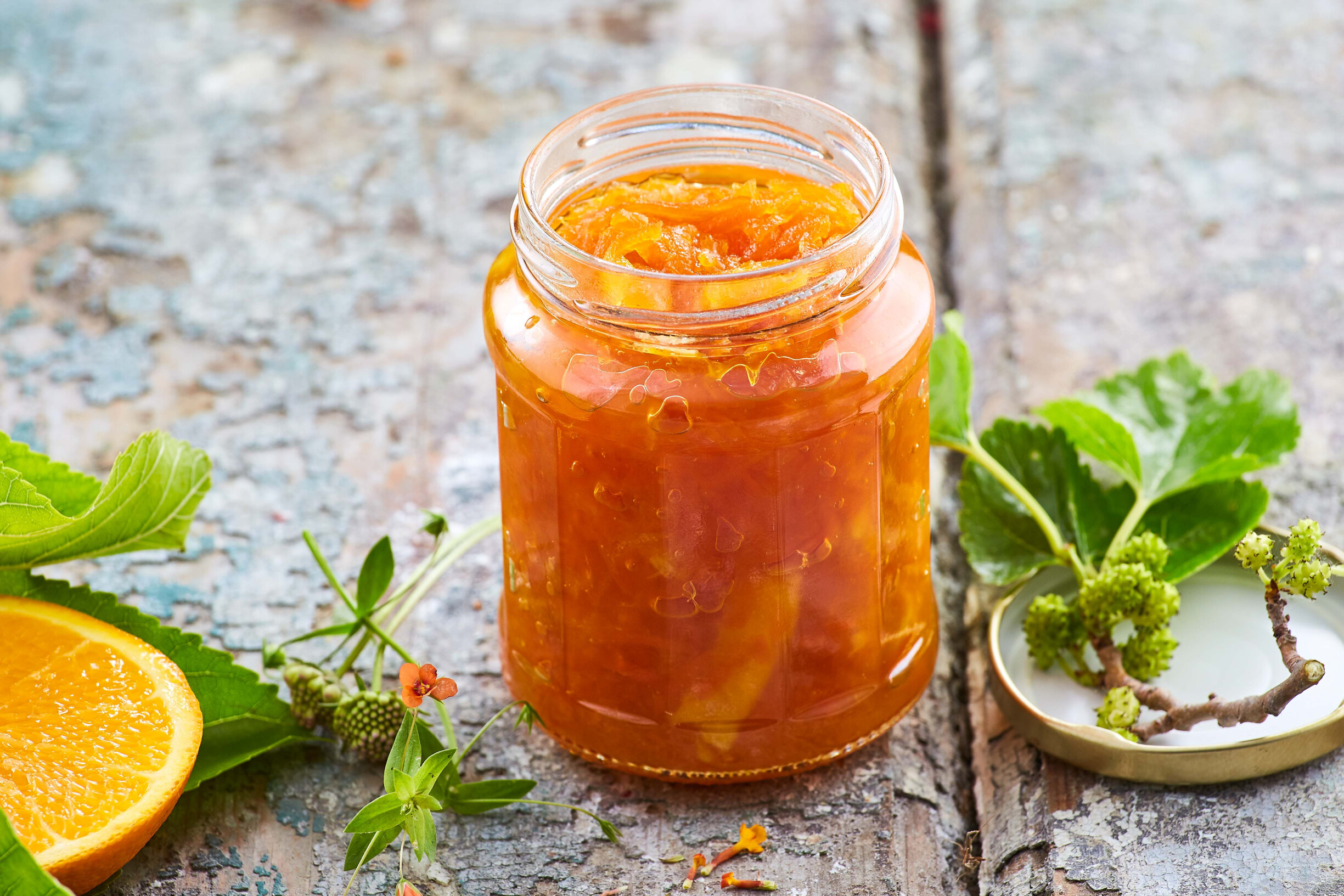 Compota de laranja e cenoura