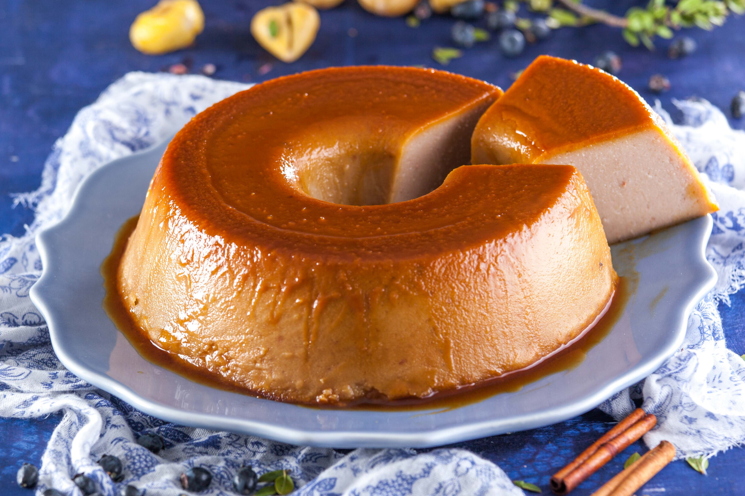 Pudim de castanhas fácil