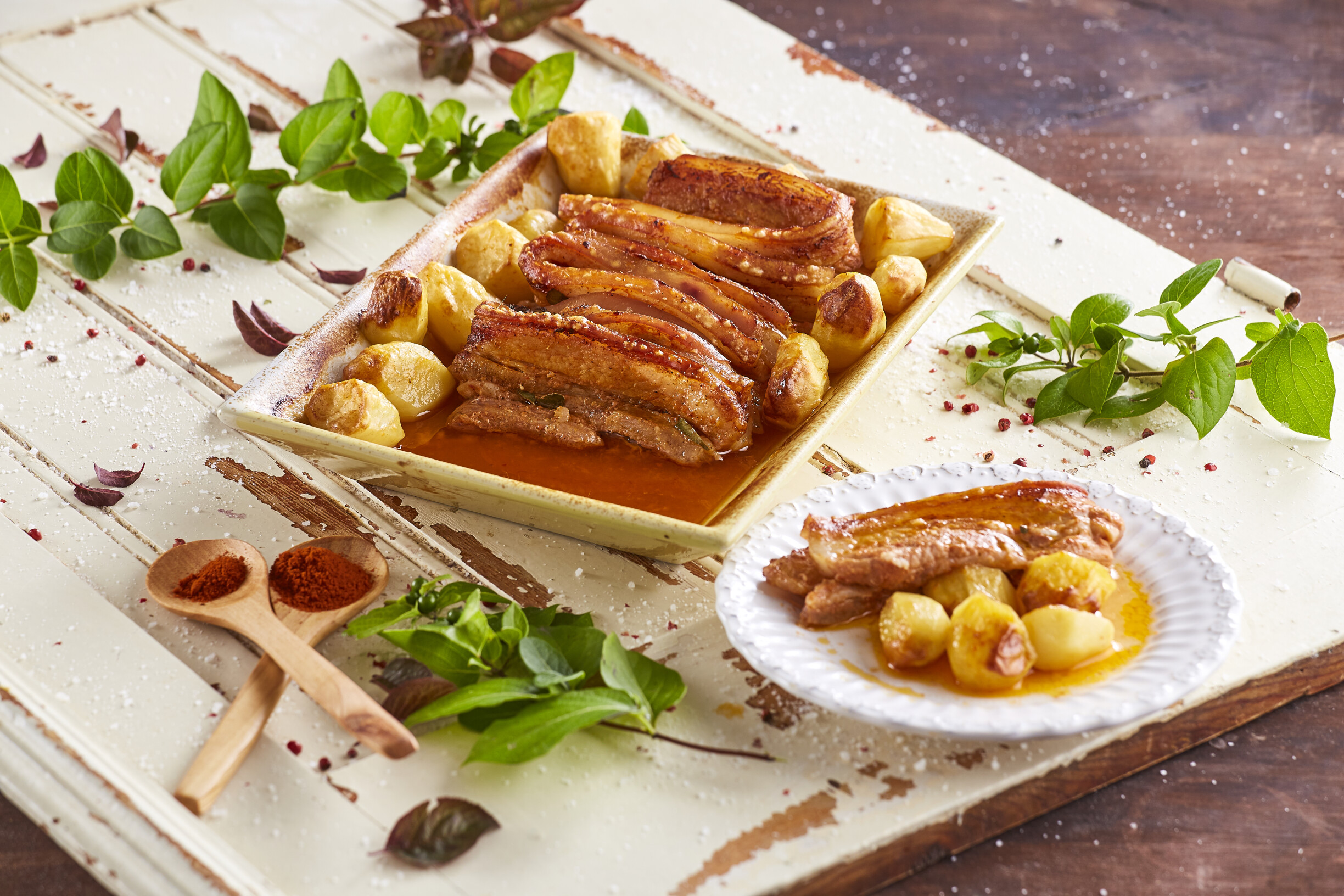 Entremeada com batatinhas