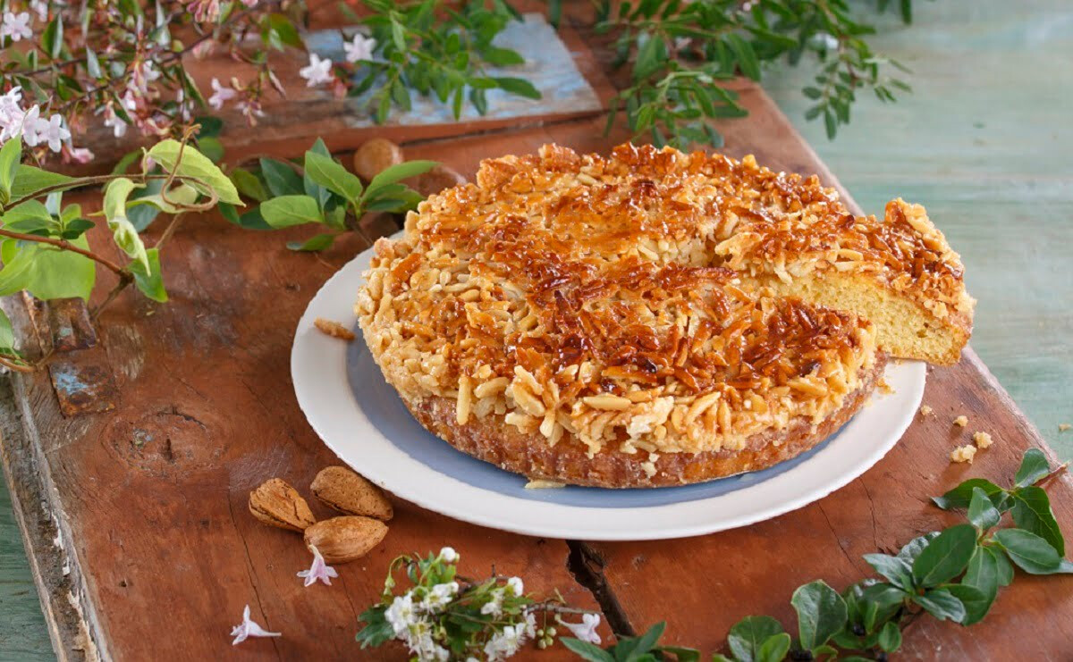 Tarte de amêndoa húmida