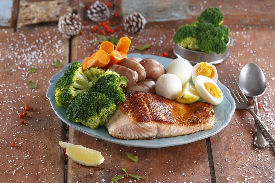 Lombo de salmão da consoada