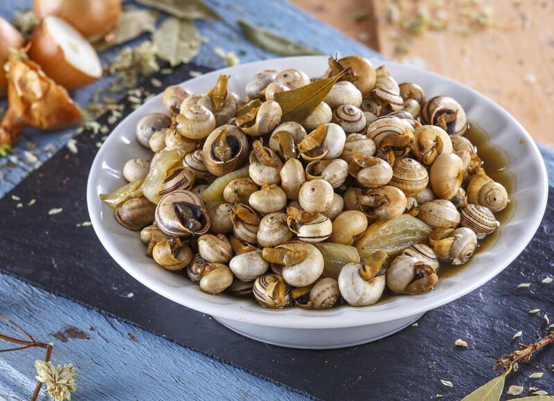 Caracóis tradicionais