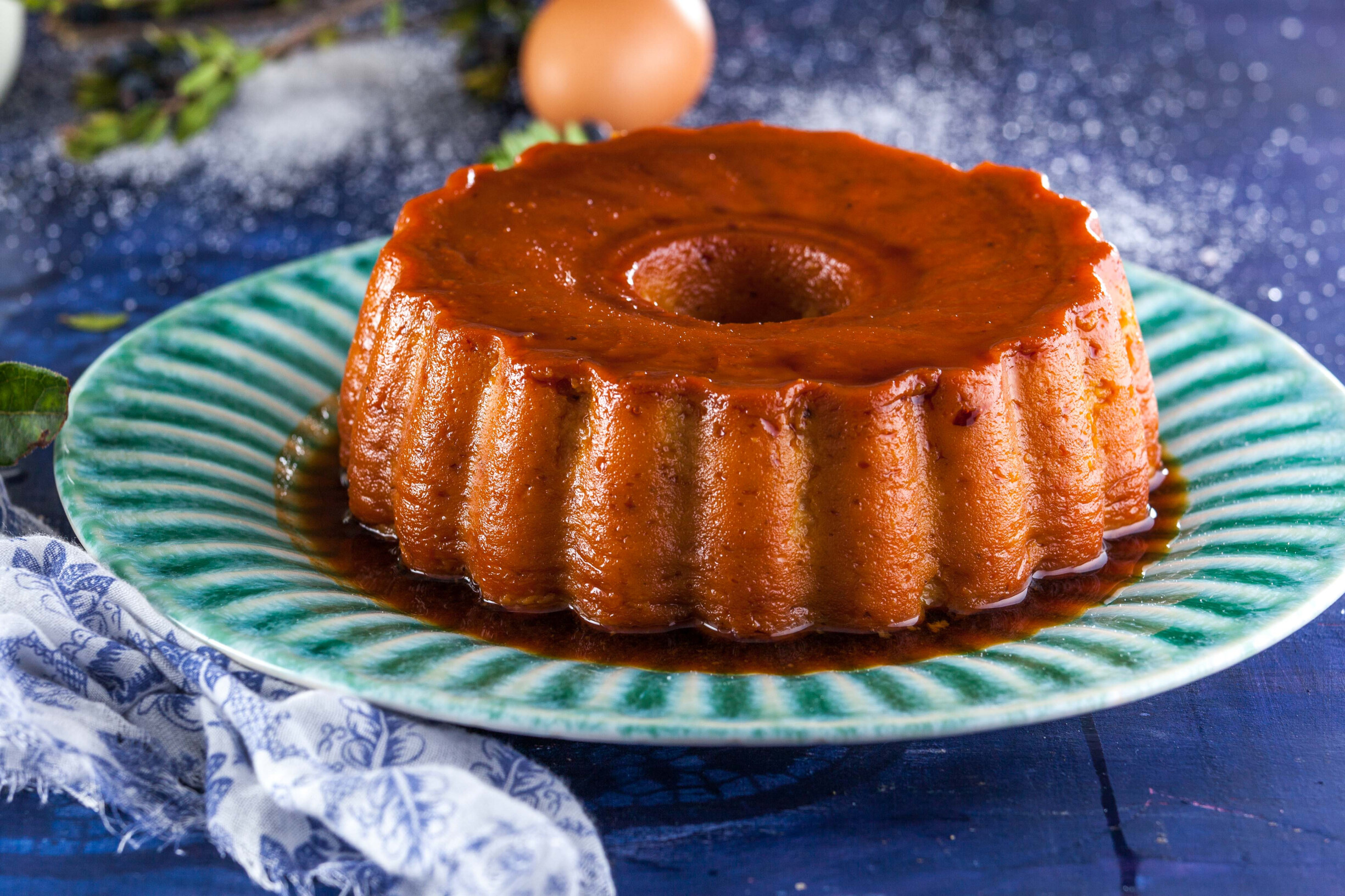 Pudim flan delicioso