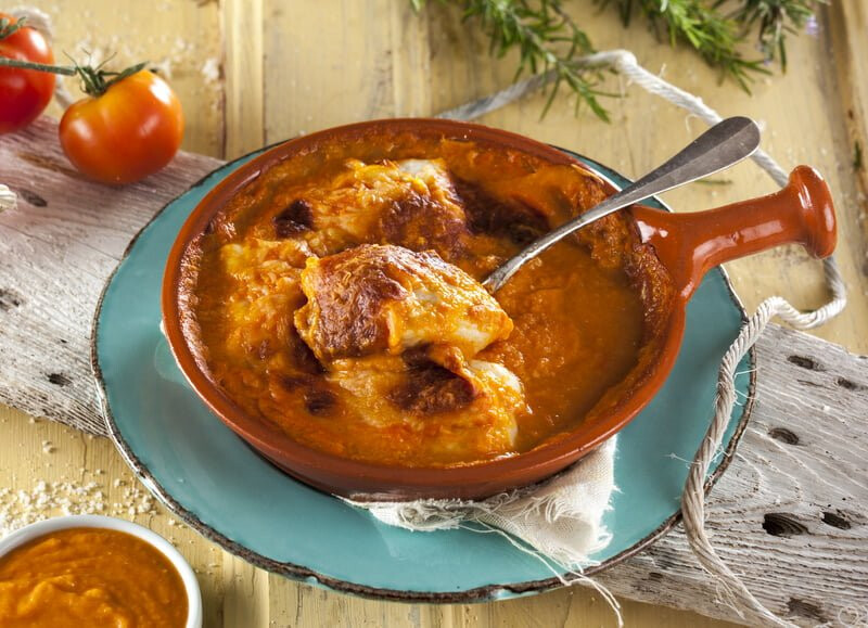 Medalhões de pescada no forno