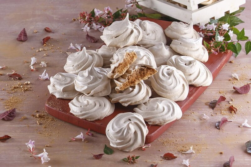 Suspiros de chocolate