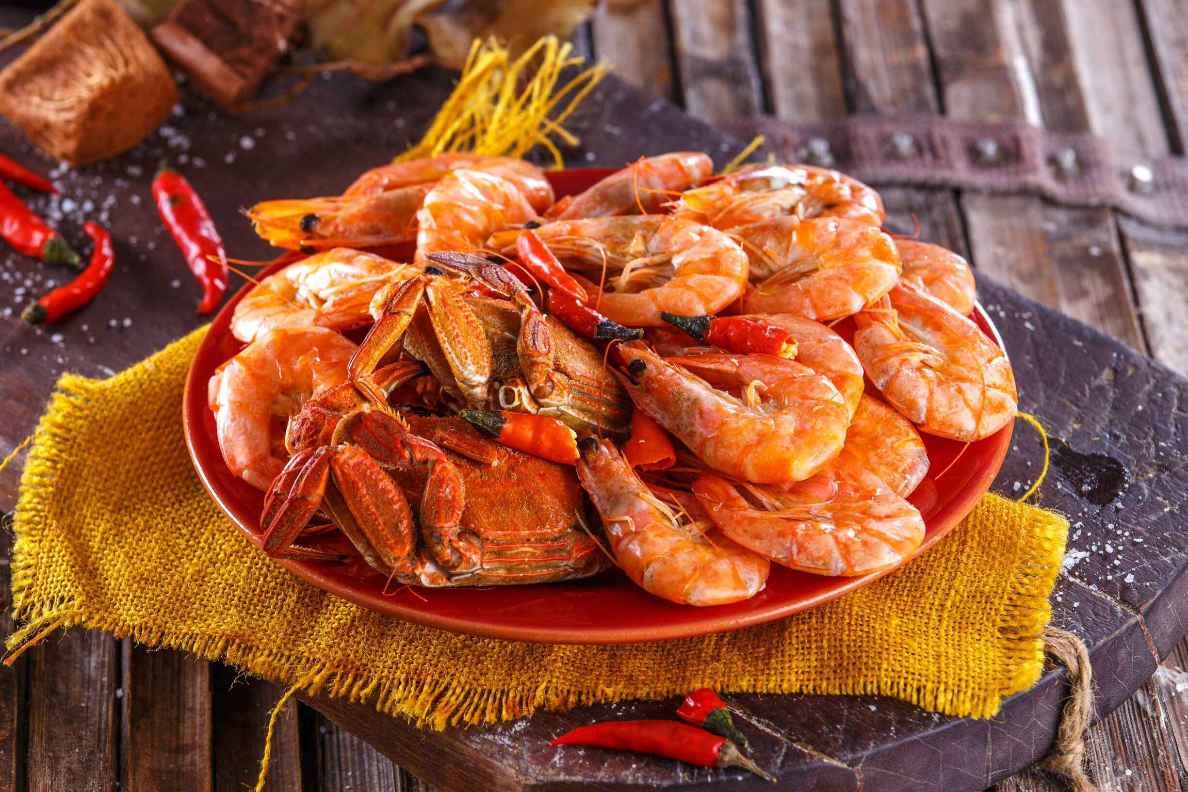 Marisco com jindungo