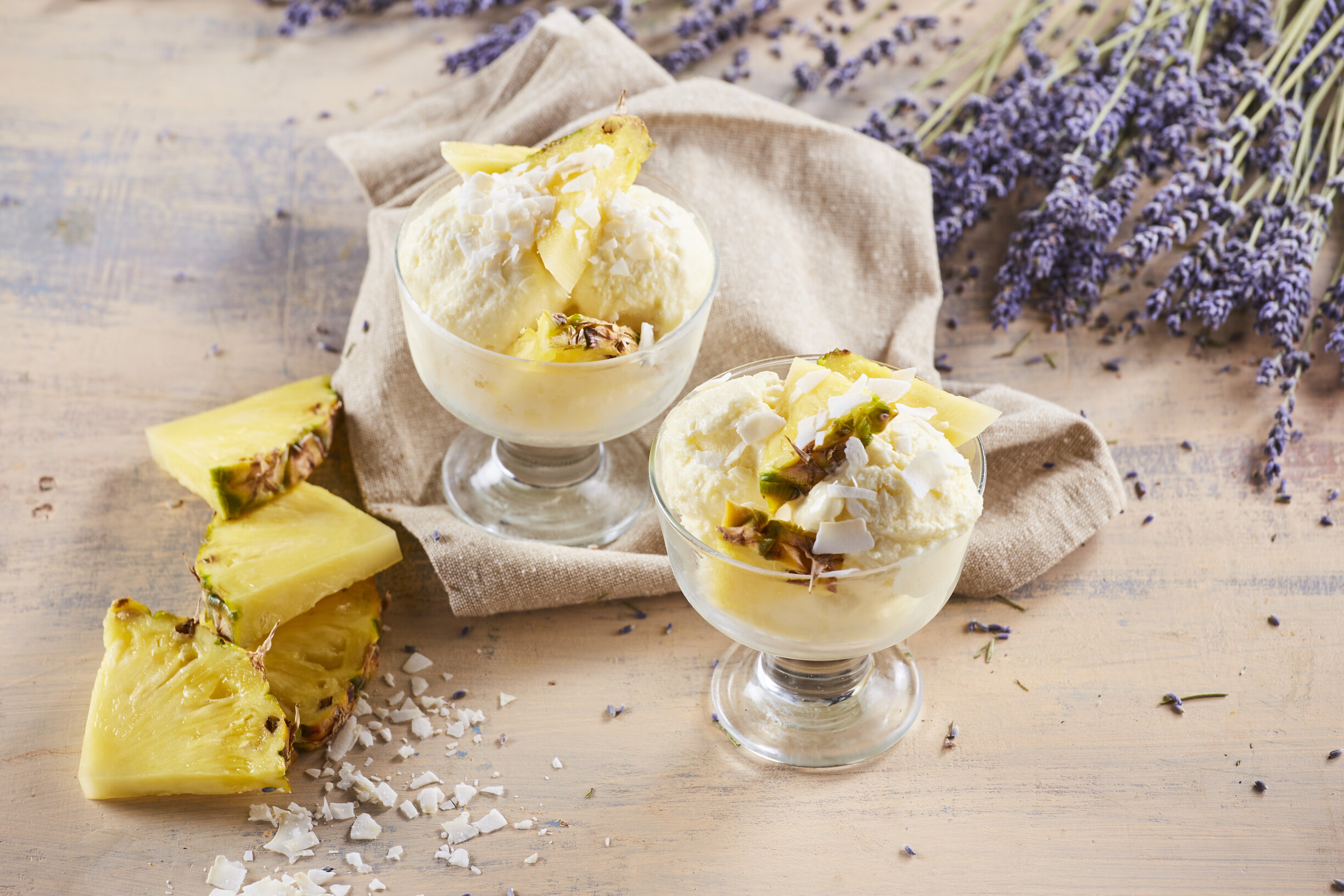 Gelado de pina colada