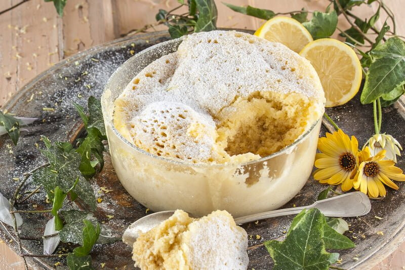 Bolo de iogurte no micro-ondas