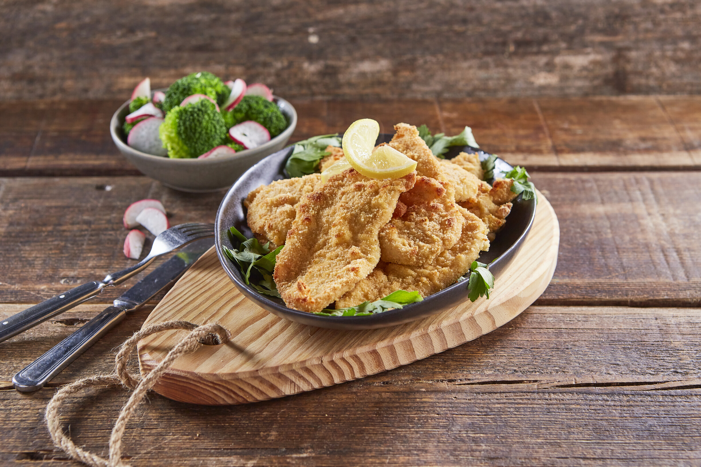 Frango panado air fryer