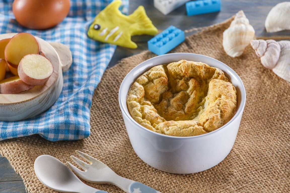 Soufflé de pescada (bebé a partir dos 13/14 meses)