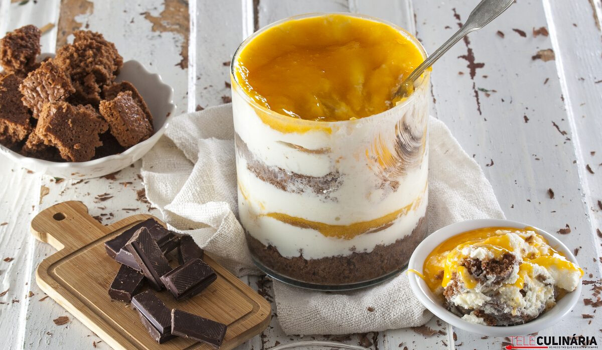 Semifrio de doce de ovos