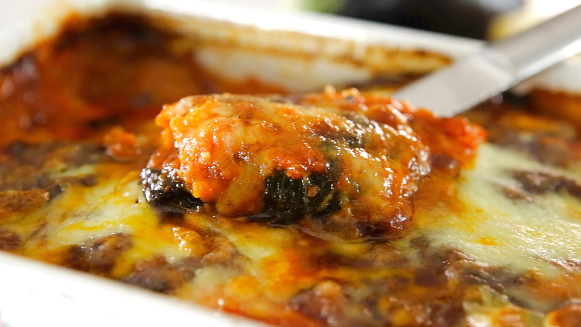 Beringelas à parmegiana