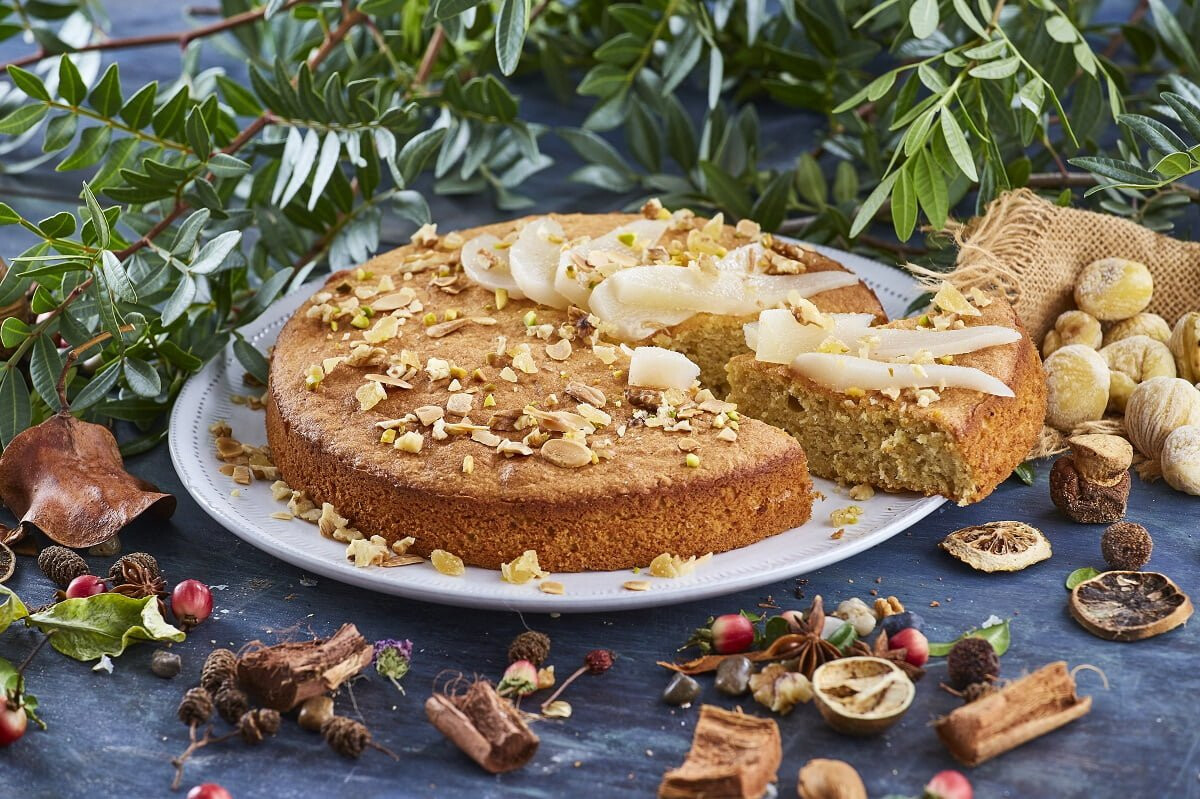 Bolo rústico de castanha