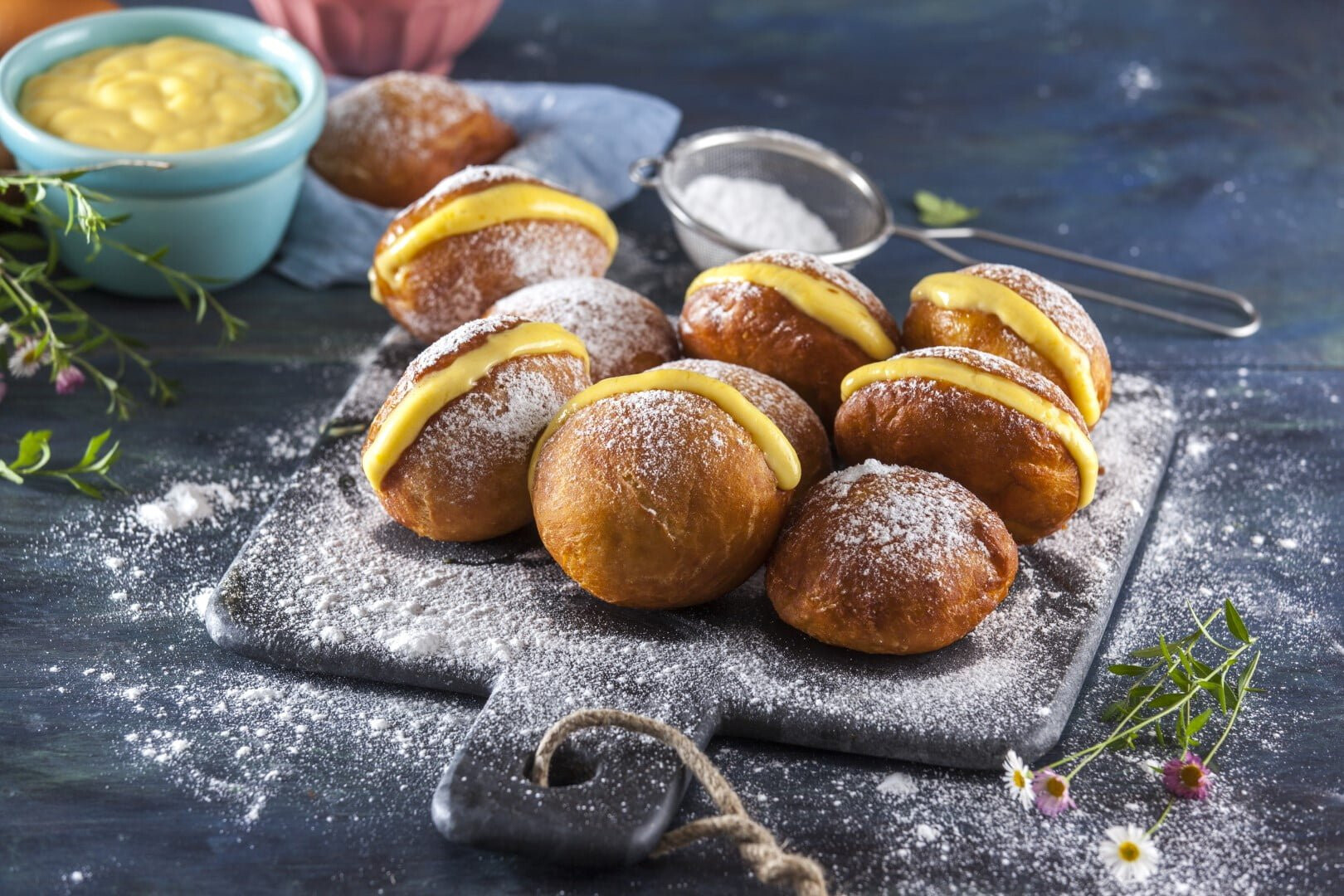 Receita das Bolas de Berlim