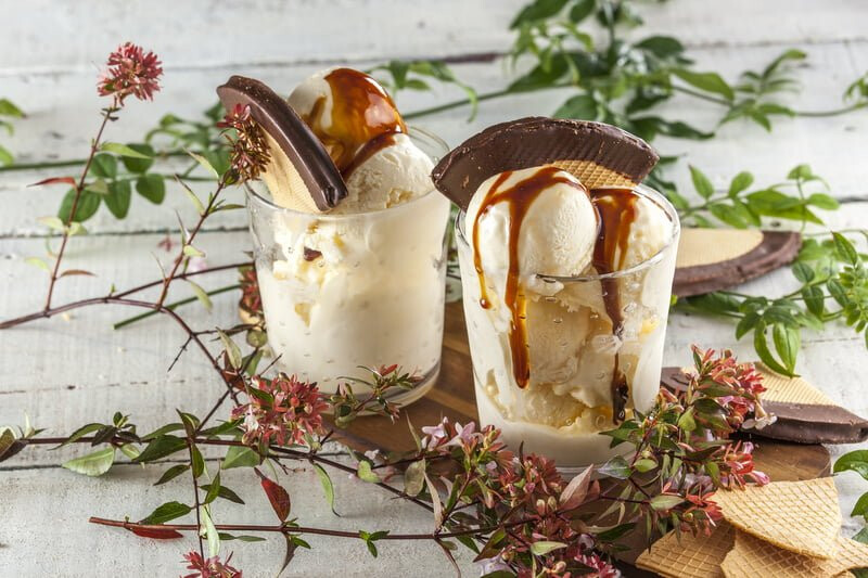 Gelado de leite creme