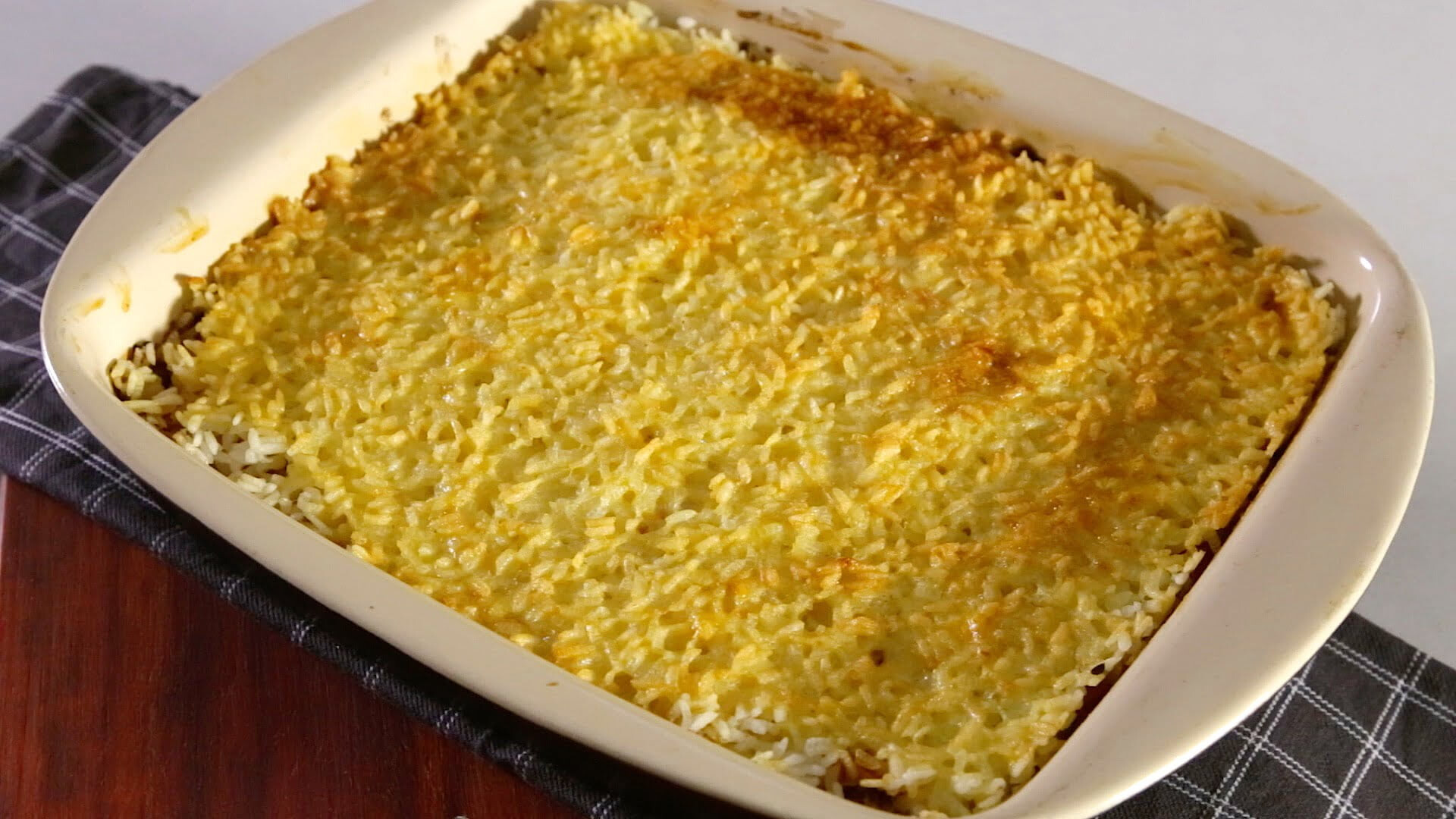 Empadão de arroz com atum