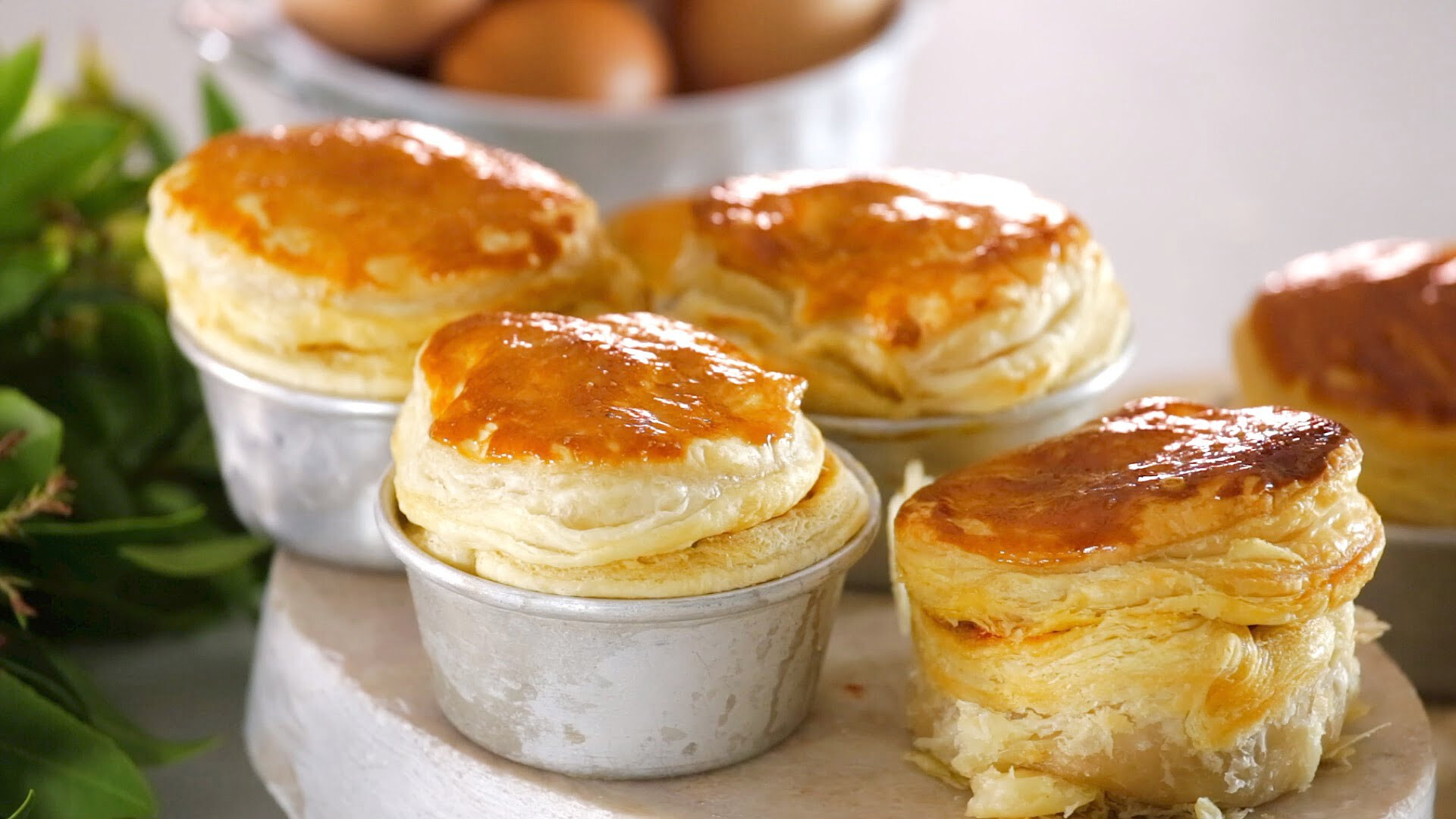 Empadas rústicas de galinha