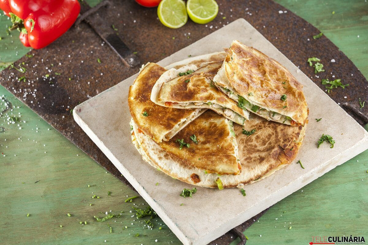Quesadilha de peru