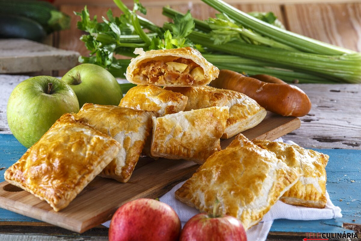 Almofadas de farinheira e maçã